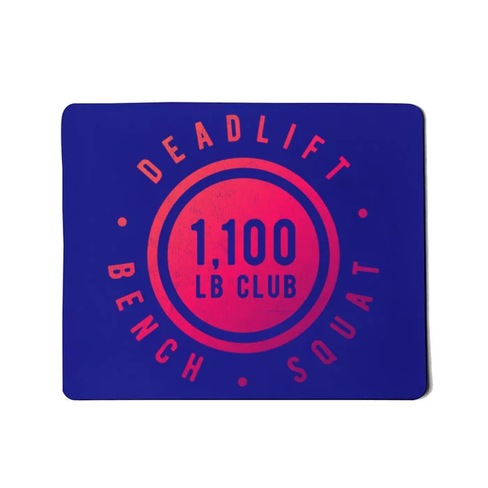 1 100lb Club Powerlifting Gym Elite Strength Workout Novelty Funny Gift Mousepad