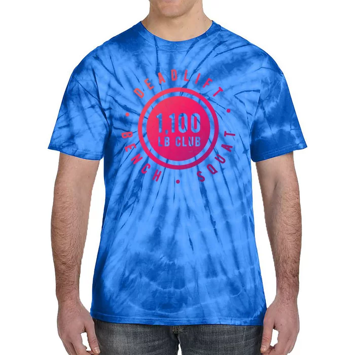 1 100lb Club Powerlifting Gym Elite Strength Workout Novelty Funny Gift Tie-Dye T-Shirt