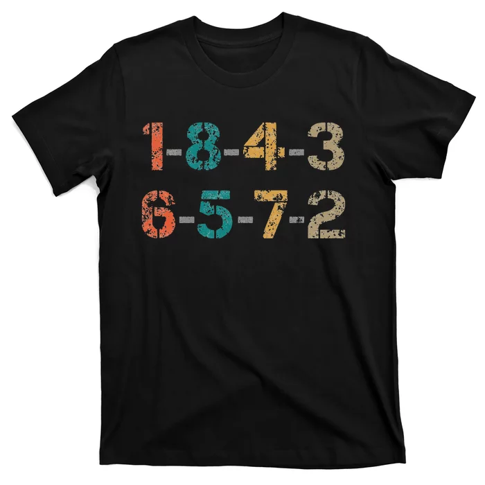 18436572 18436572 Firing Order Engine V8 Vintage T-Shirt