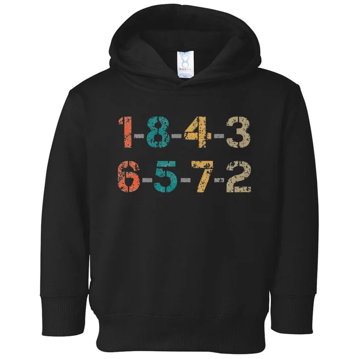 18436572 18436572 Firing Order Engine V8 Vintage Toddler Hoodie