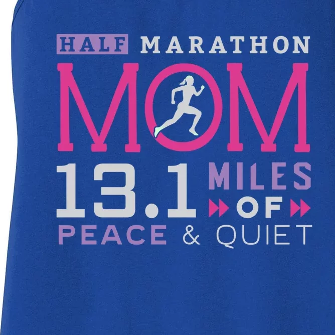 13 1 Half Marathon Mom Gift Running Mommy Runner Gift Women's Racerback Tank