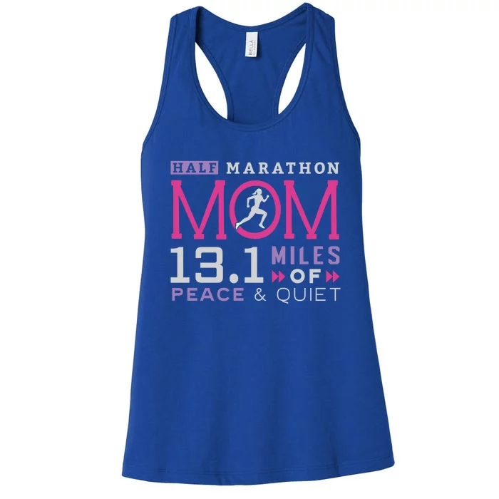 13 1 Half Marathon Mom Gift Running Mommy Runner Gift Women's Racerback Tank