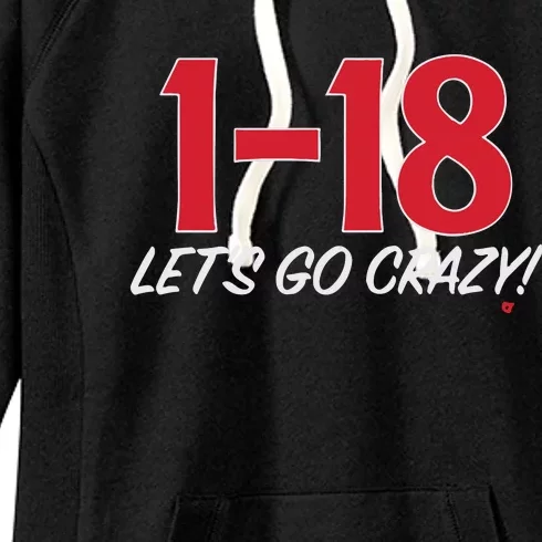 1 18 Let’s Go Crazy Women's Fleece Hoodie