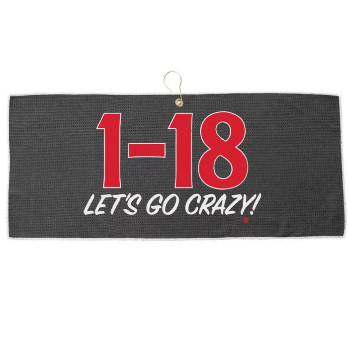 1 18 Let’s Go Crazy Large Microfiber Waffle Golf Towel