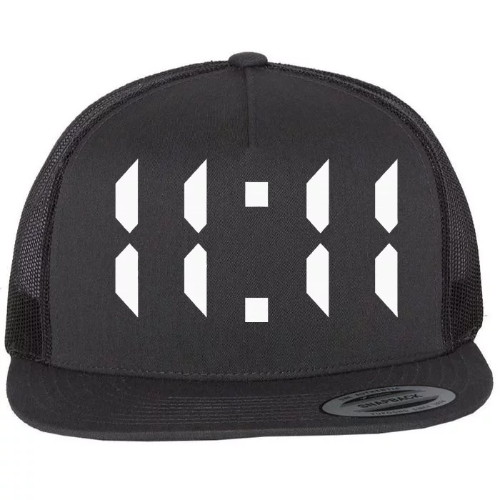 11 11 Synchronicity Spiritual Numerology 1111 Motivational Flat Bill Trucker Hat