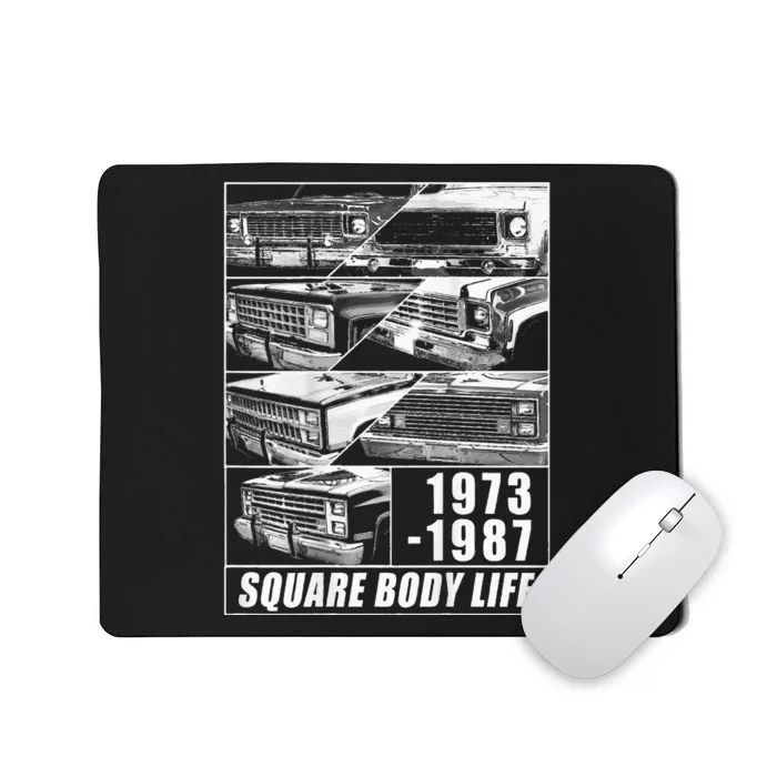 1973 1987 Square Body Truck Squarebody Mousepad