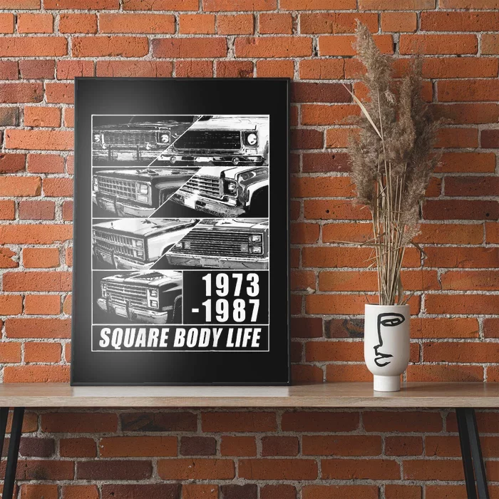 1973 1987 Square Body Truck Squarebody Poster