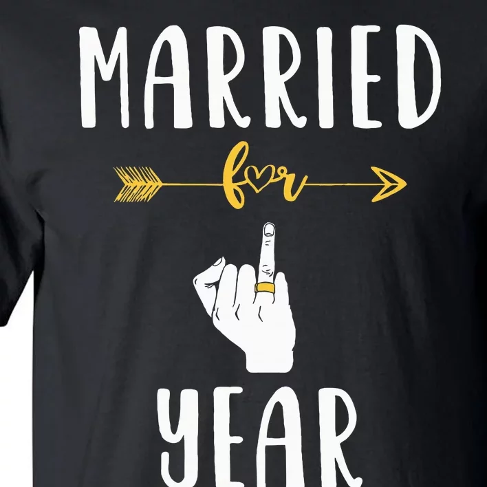 1st 1 Year Wedding Anniversary Gift Married Husband Wife Tall T-Shirt