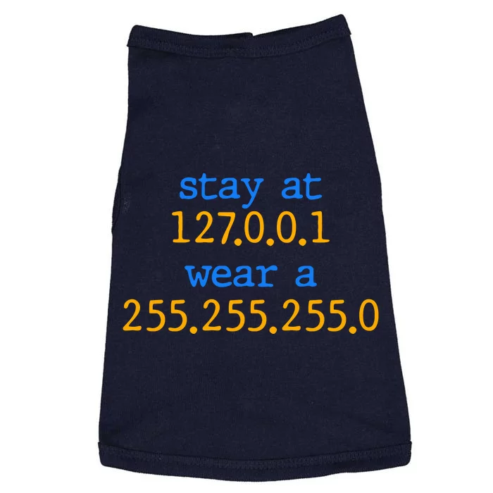 127.0.0.1 255.255.255.0 Code Stay At Home Wear A Face Mask Doggie Tank