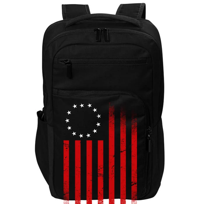 13 Colonies Betty Ross Vintage Flag Impact Tech Backpack