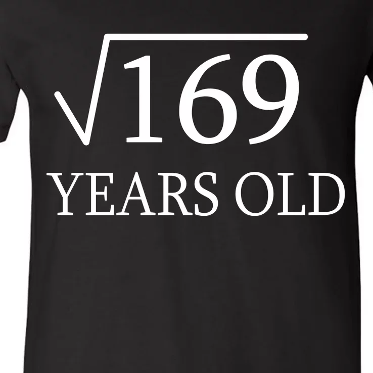 13 Years Old Square Root of 169 V-Neck T-Shirt