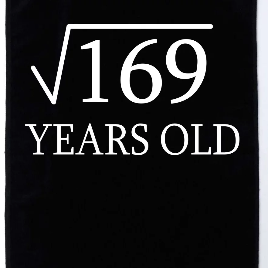 13 Years Old Square Root of 169 Platinum Collection Golf Towel