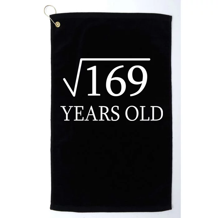 13 Years Old Square Root of 169 Platinum Collection Golf Towel