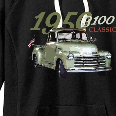 1950 3100 Pickup Truck Car Guys Women's Fleece Hoodie