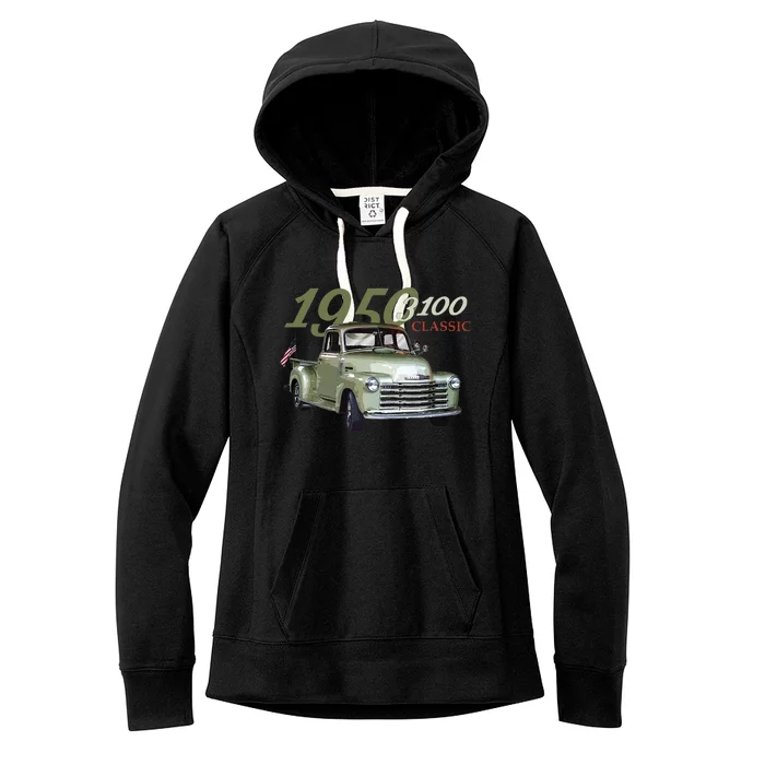 1950 3100 Pickup Truck Car Guys Women's Fleece Hoodie