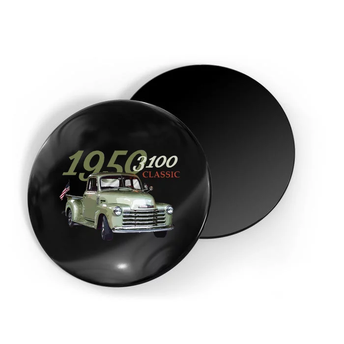 1950 3100 Pickup Truck Car Guys Magnet