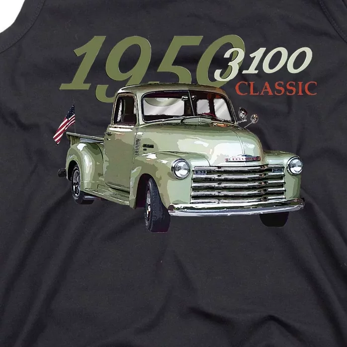 1950 3100 Pickup Truck Car Guys Tank Top