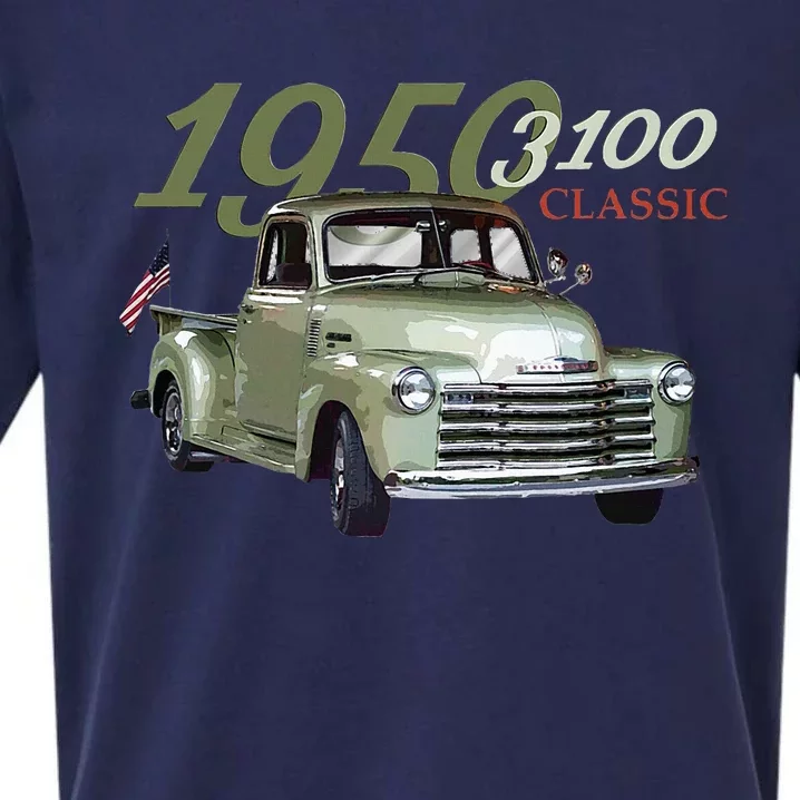 1950 3100 Pickup Truck Car Guys Sueded Cloud Jersey T-Shirt