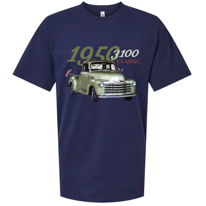 1950 3100 Pickup Truck Car Guys Sueded Cloud Jersey T-Shirt