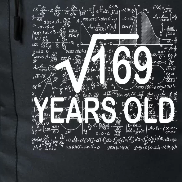 13th Birthday Square Root 169 Math Daily Commute Backpack