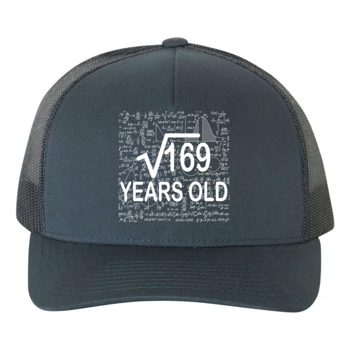 13th Birthday Square Root 169 Math Yupoong Adult 5-Panel Trucker Hat