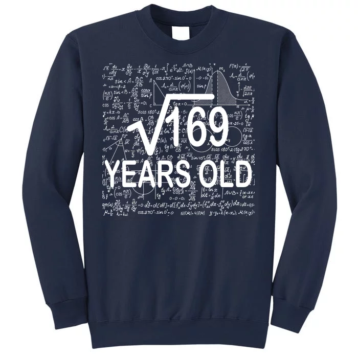 13th Birthday Square Root 169 Math Sweatshirt