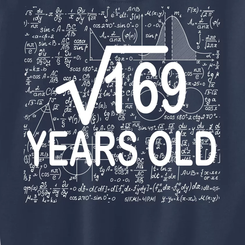 13th Birthday Square Root 169 Math Kids Sweatshirt