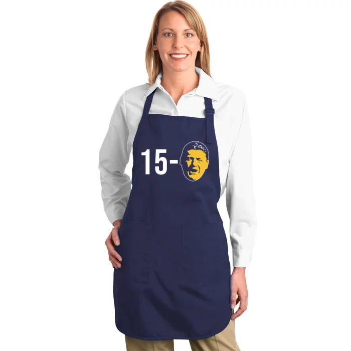 15-0 Louisiana Football Fans Full-Length Apron With Pocket