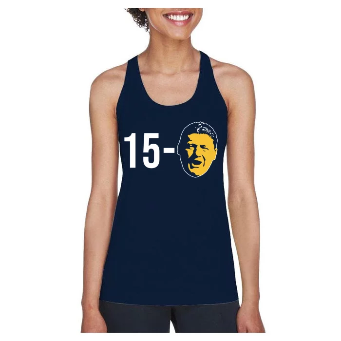 15-0 Louisiana Football Fans Women's Racerback Tank