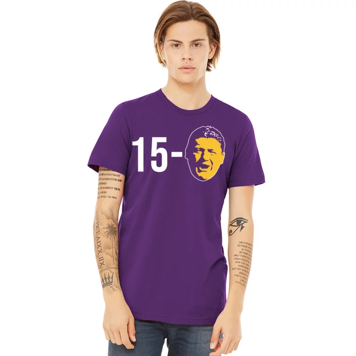 15-0 Louisiana Football Fans Premium T-Shirt