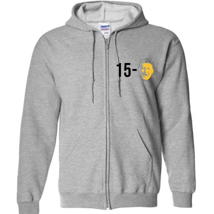 15-0 Louisiana Football Fans Full Zip Hoodie