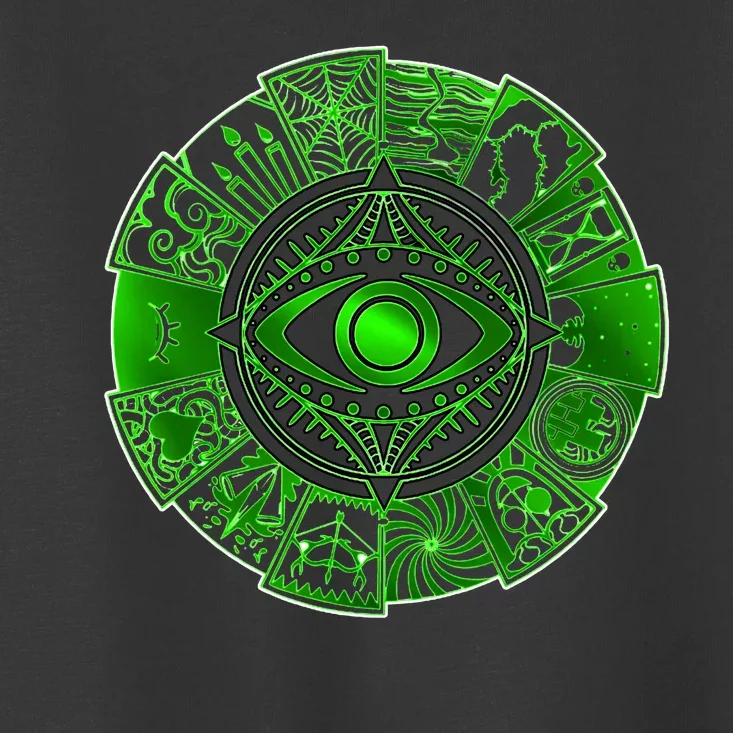 15 Fears Wheel Evil Green Eye Toddler T-Shirt