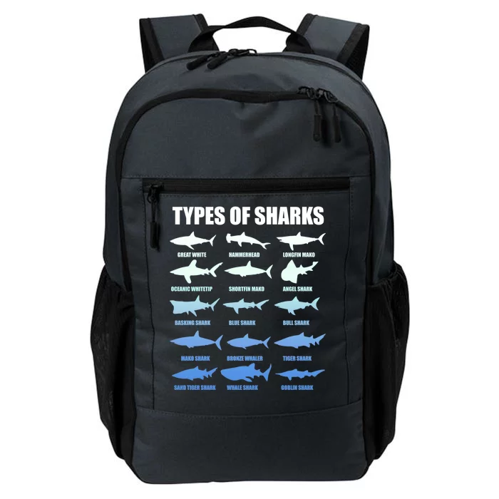 15 Types of Sharks Daily Commute Backpack