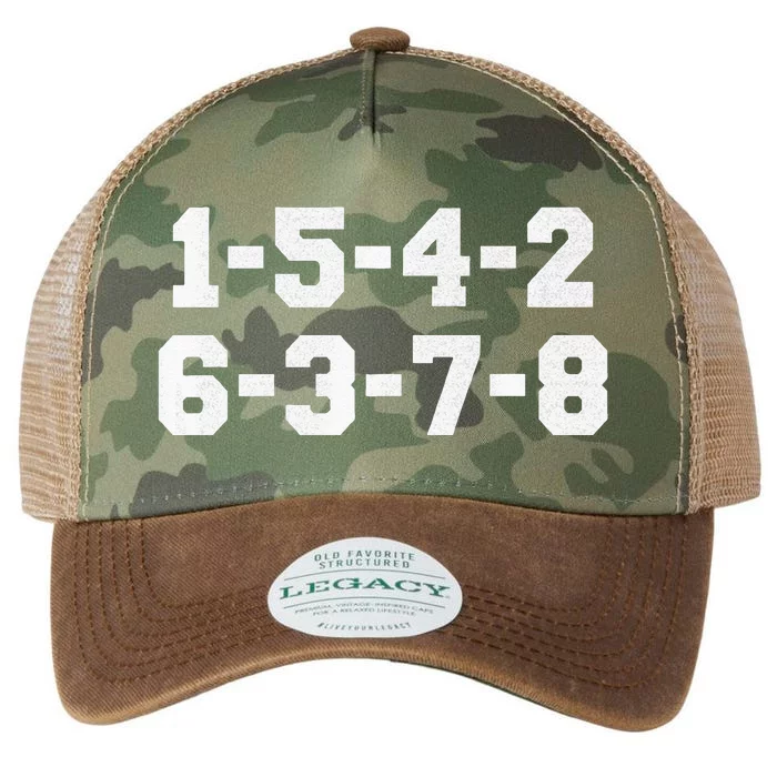 1 5 4 2 6 3 7 8 Legacy Tie Dye Trucker Hat