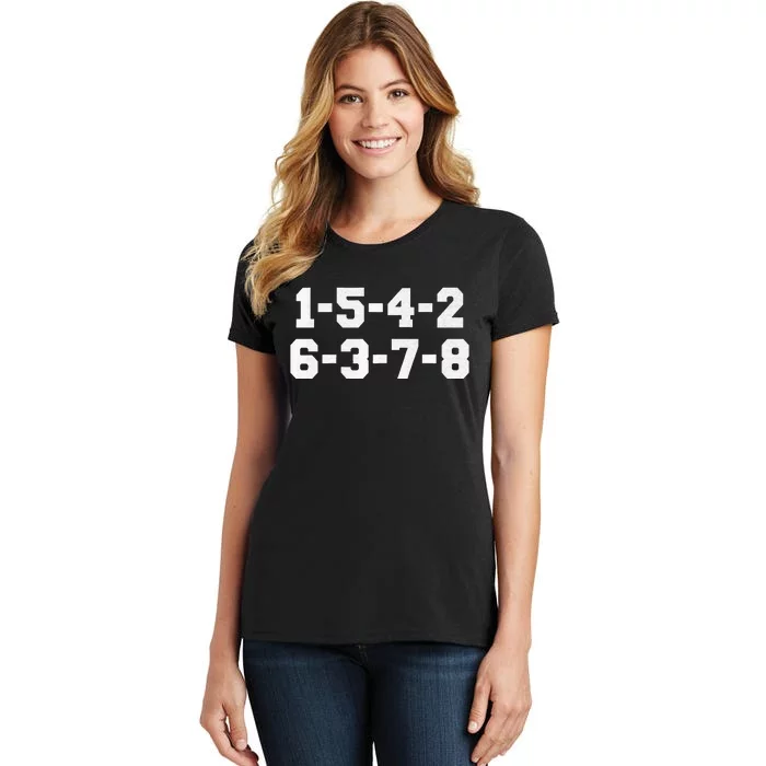 1 5 4 2 6 3 7 8 Women's T-Shirt