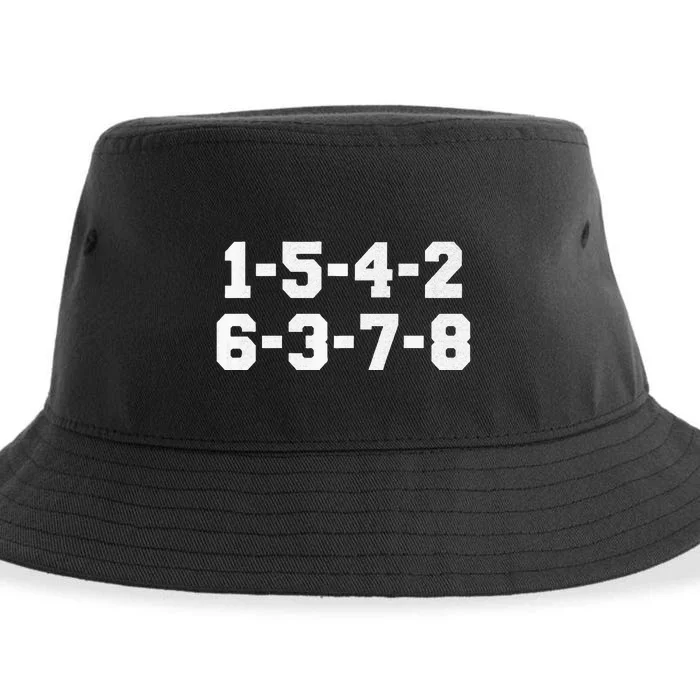 1 5 4 2 6 3 7 8 Sustainable Bucket Hat