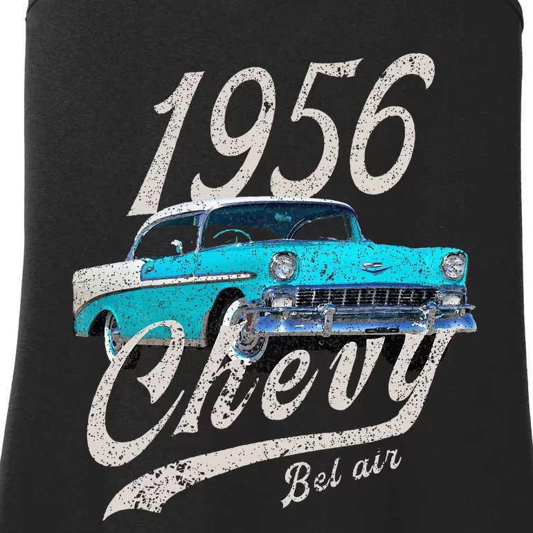 1956 56 90s Bel Air Blue Ladies Essential Tank