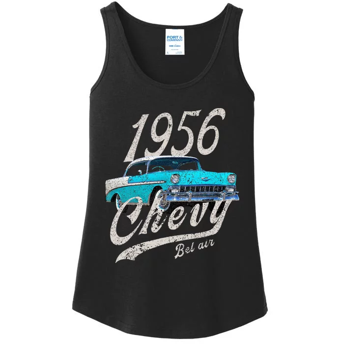 1956 56 90s Bel Air Blue Ladies Essential Tank