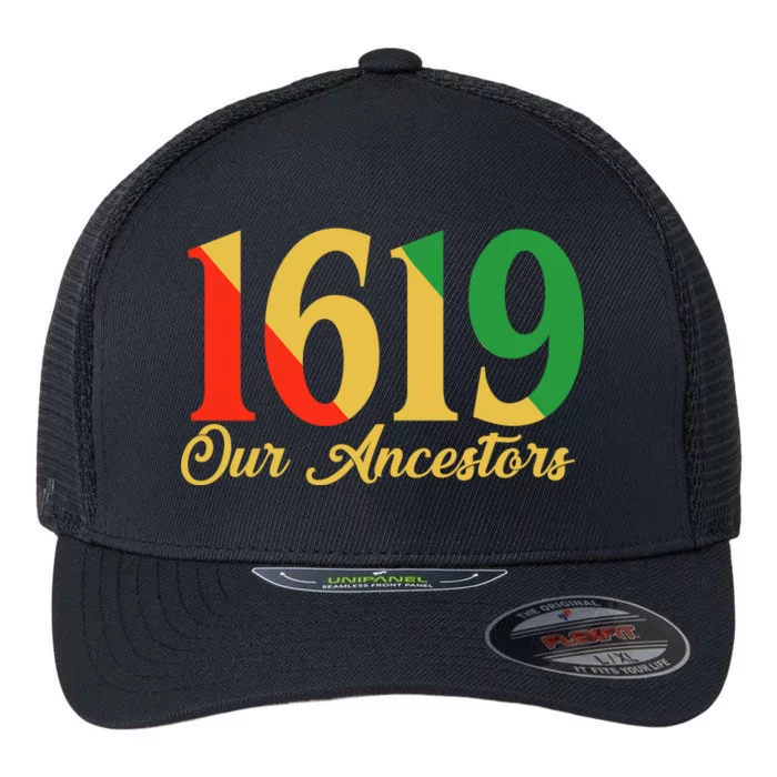 1619 Our Ancestors History Flexfit Unipanel Trucker Cap