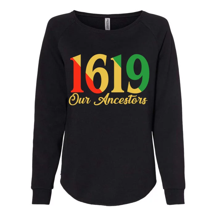 1619 Our Ancestors History Womens California Wash Sweatshirt