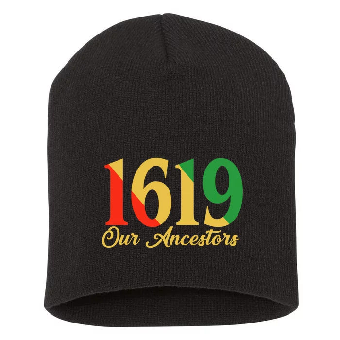 1619 Our Ancestors History Short Acrylic Beanie