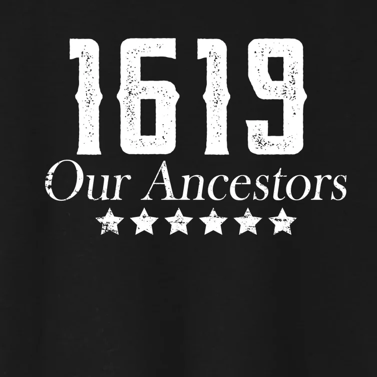 1619 Our Ancestors US Africa Past Women's Crop Top Tee