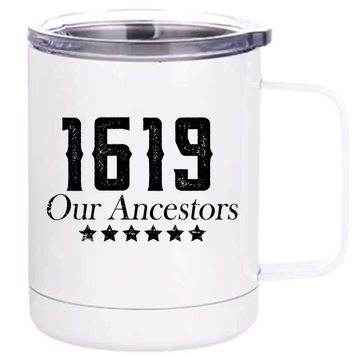 1619 Our Ancestors US Africa Past Front & Back 12oz Stainless Steel Tumbler Cup