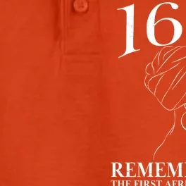 1619 Remembering the First African Landing Dry Zone Grid Performance Polo