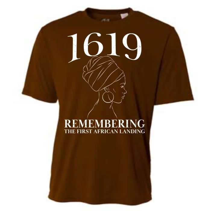 1619 Remembering the First African Landing Cooling Performance Crew T-Shirt