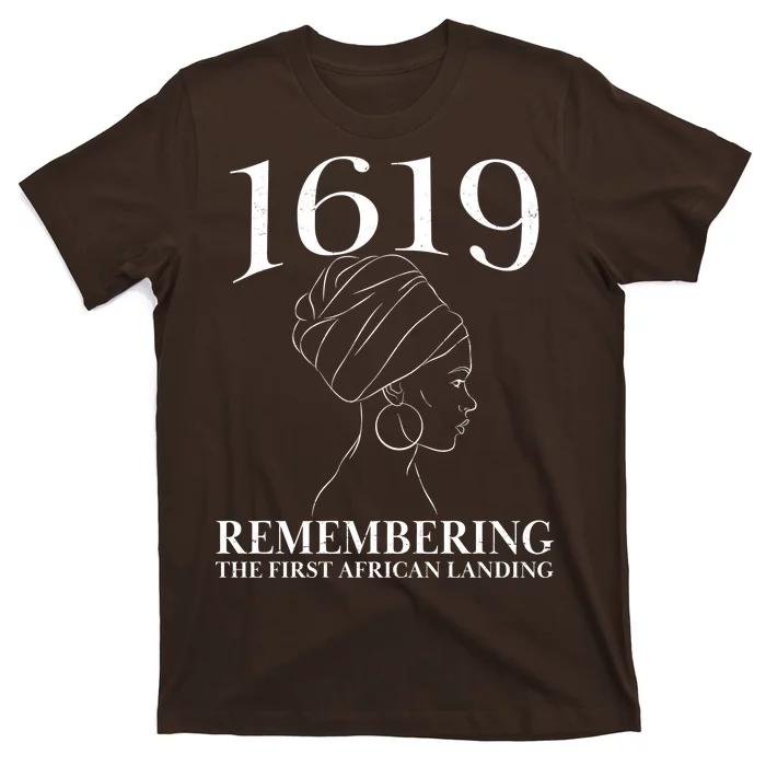 1619 Remembering the First African Landing T-Shirt