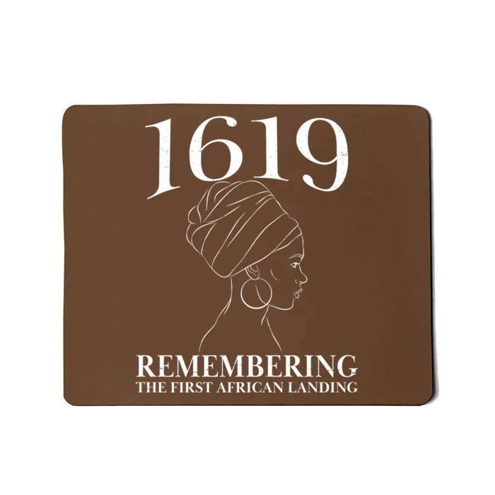 1619 Remembering the First African Landing Mousepad