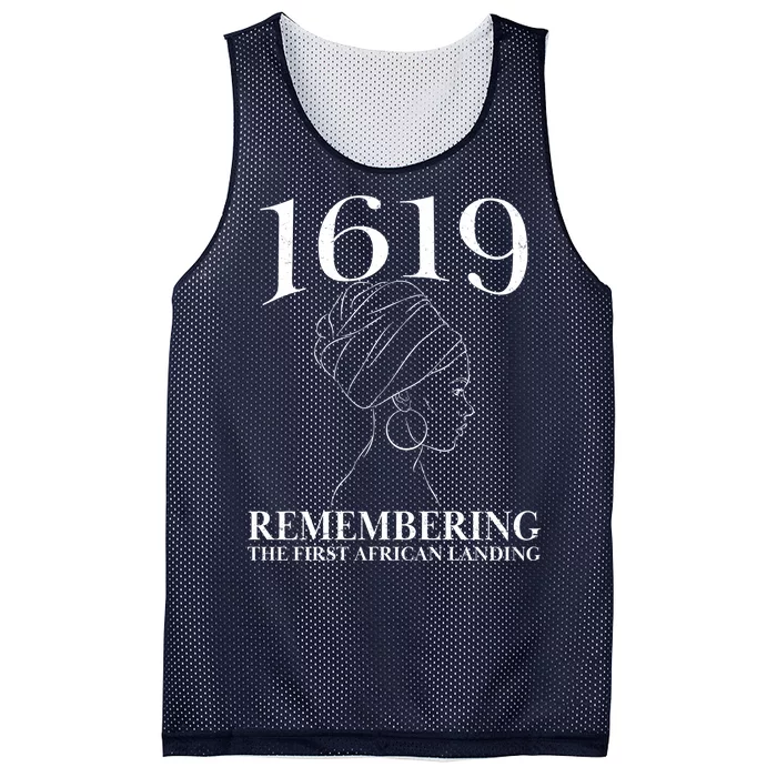 1619 Remembering the First African Landing Mesh Reversible Basketball Jersey Tank