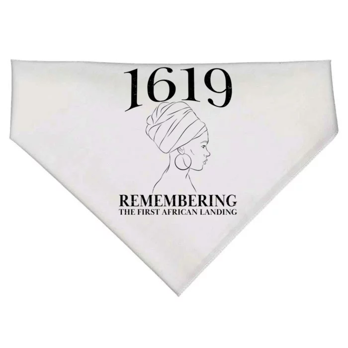 1619 Remembering the First African Landing USA-Made Doggie Bandana