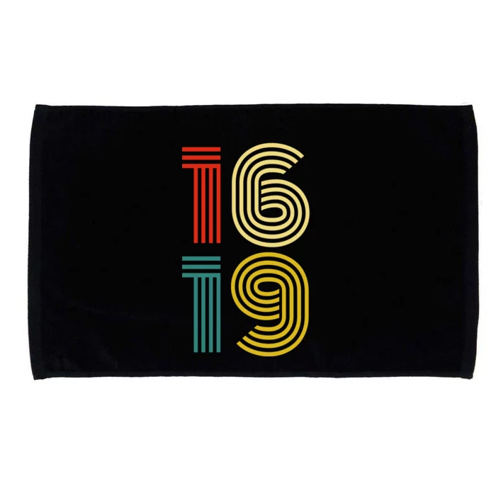 1619 Vintage Retro Microfiber Hand Towel